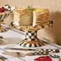 MacKenzie-Childs Courtly Check Fluted Cake Stand