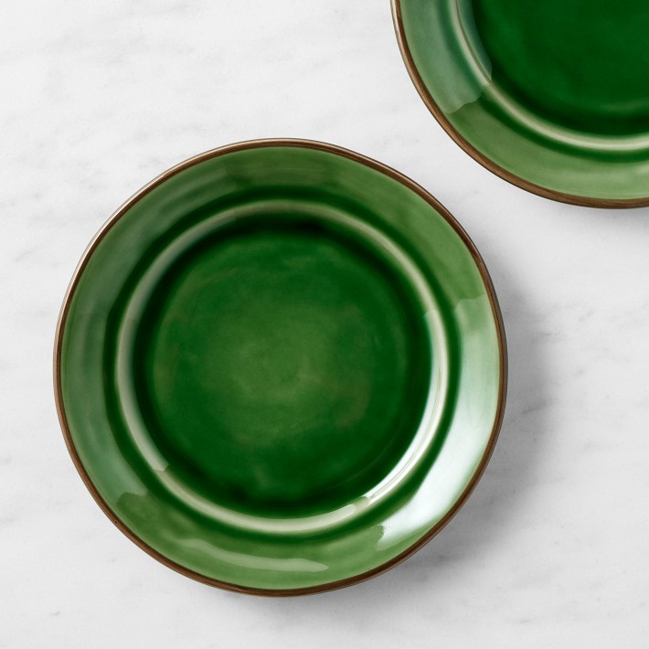 Provençal Salad Plates, Set of 4, Green