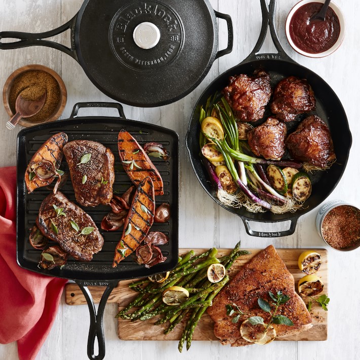 Lodge Blacklock Triple Seasoned CastIron Saute Pan, 4Qt. Williams