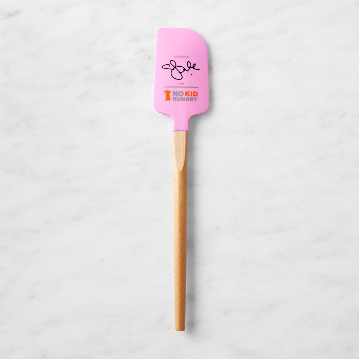 No Kid Hungry&#174; Tools for Change Silicone Wood Spatula, Pink