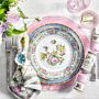 Famille Rose Salad Plates