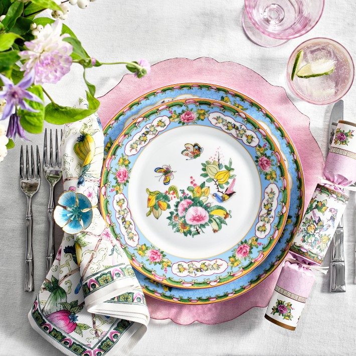 Famille Rose Salad Plates