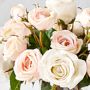 Faux English Rose Floral Arrangement
