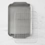 Williams Sonoma Thermo-Clad Stainless-Steel Ovenware Half Sheet with Cooling Rack