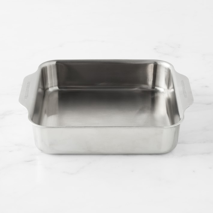 Williams Sonoma Thermo-Clad Stainless-Steel Ovenware Baking Pan, 8&quot; x 8&quot;