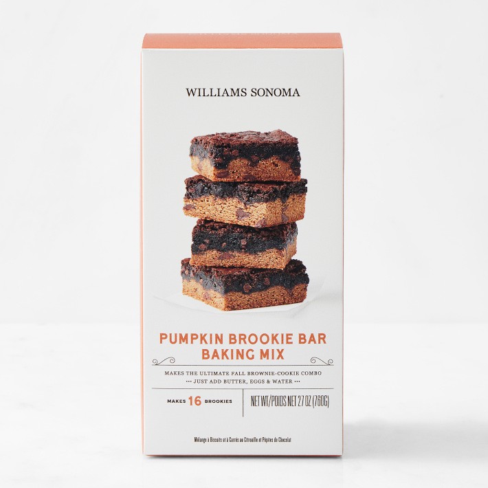 Williams Sonoma Brookie Bar Baking Mix, Pumpkin | Williams Sonoma