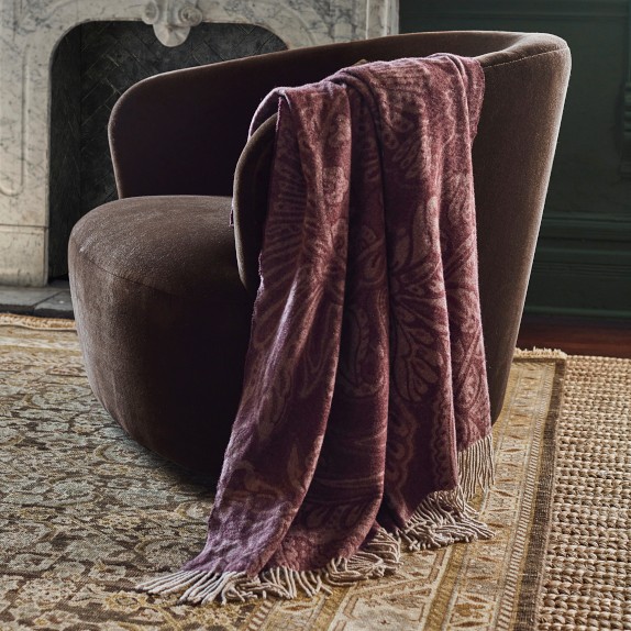 Bohemian Washable Cashmere Throw Williams Sonoma
