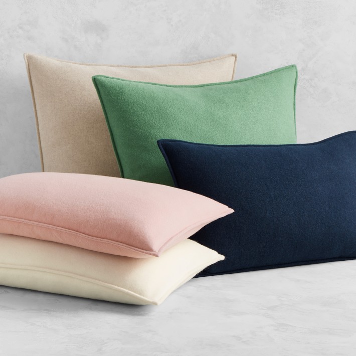 European Solid Cashmere Pillow Cover