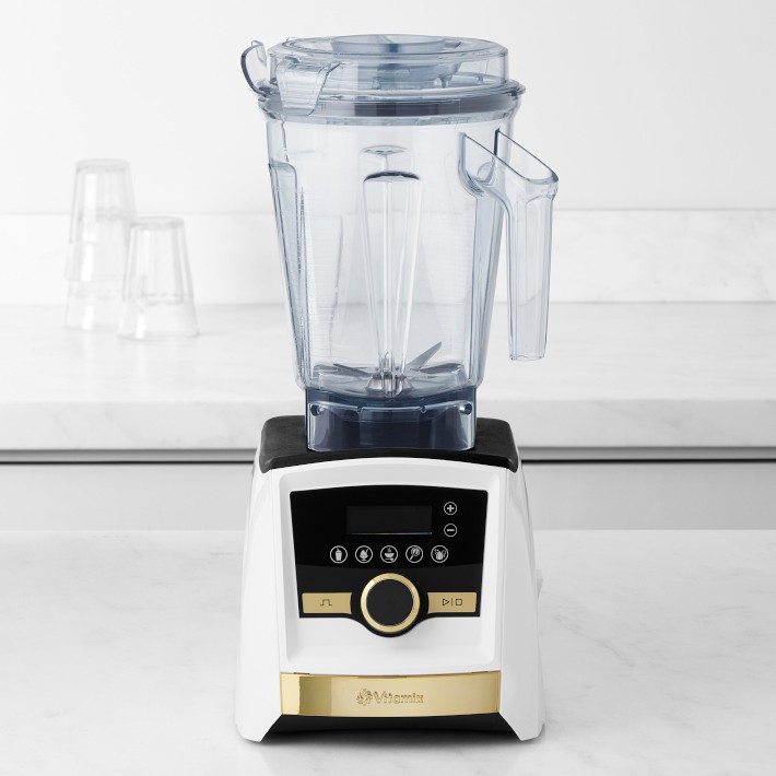 Vitamix A3500 Ascent Series Blender in White/Gold
