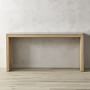 Point Reyes Console, Natural, Glass Top