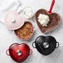 Le Creuset Enameled Cast Iron Heart Skillet Fry Pan