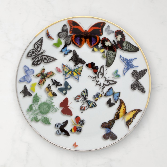 Christian Lacroix Butterfly Parade Salad Plates Set of 4 Williams