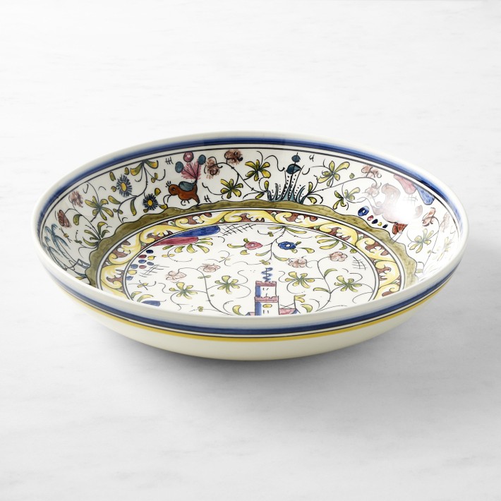 Williams Sonoma Large Fleur Serve Serving Bowl 13 1/4 deals