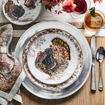 Plymouth Turkey Salad Plates | Williams Sonoma