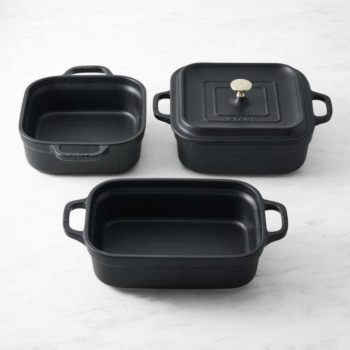 Staub Matte Black Stoneware, Set of 4