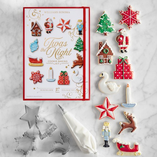 Williams Sonoma 'Twas the Night Holiday Cookie Cutter Set