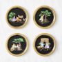 Williams Sonoma x Sheila Bridges Harlem Toile Coasters, Set of 4