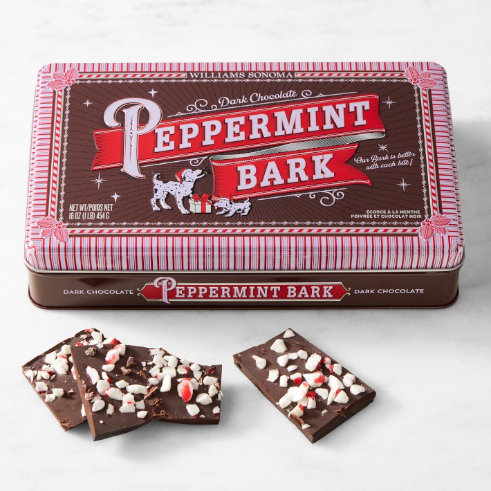 Williams Sonoma Dark Chocolate Peppermint Bark, 1 lb