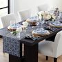 Marlo Thomas x Williams Sonoma Blue Table Runner