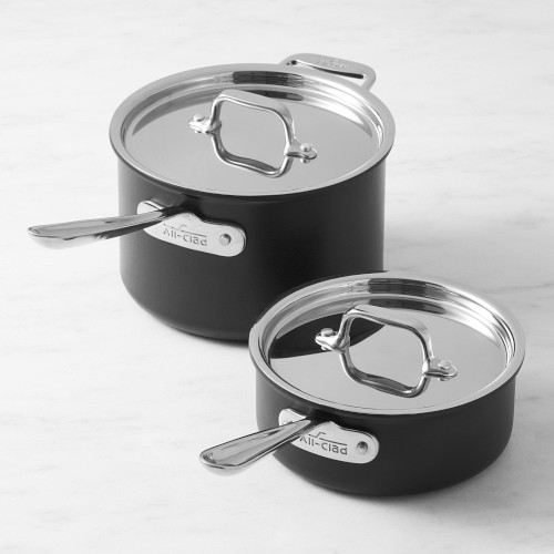 All-Clad NS1 Nonstick Induction Saucepan Set, 2-Qt. & 4-Qt.