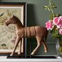 Wooden Horse On Stand