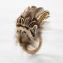 Feather Napkin Rings, Set of 4