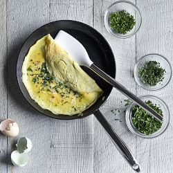 Williams Sonoma Thermo-Clad™ Stainless-Steel Nonstick Omelette Fry Pan, 9"