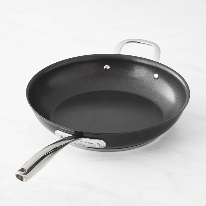 12 inches Williams Sonoma Thermo-Clad™ Nonstick Open Fry Pan