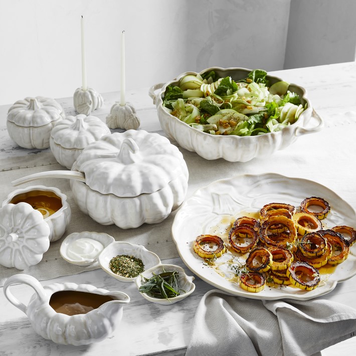 Sculptural Pumpkin Dinnerware Collection