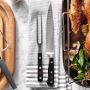 W&#252;sthof Classic Straight Carving Knife & Meat Fork Set