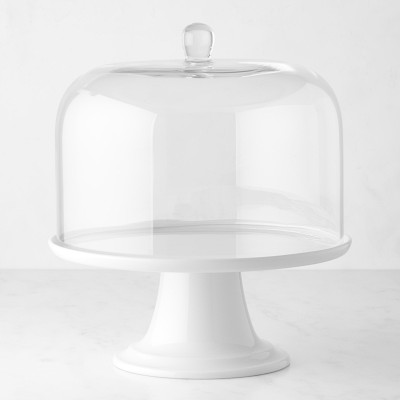 Covered cake stands with dome best sale