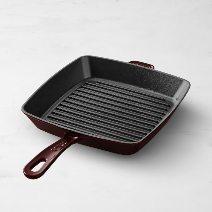 Staub Cast Iron 12 Square Grill Pan Citron