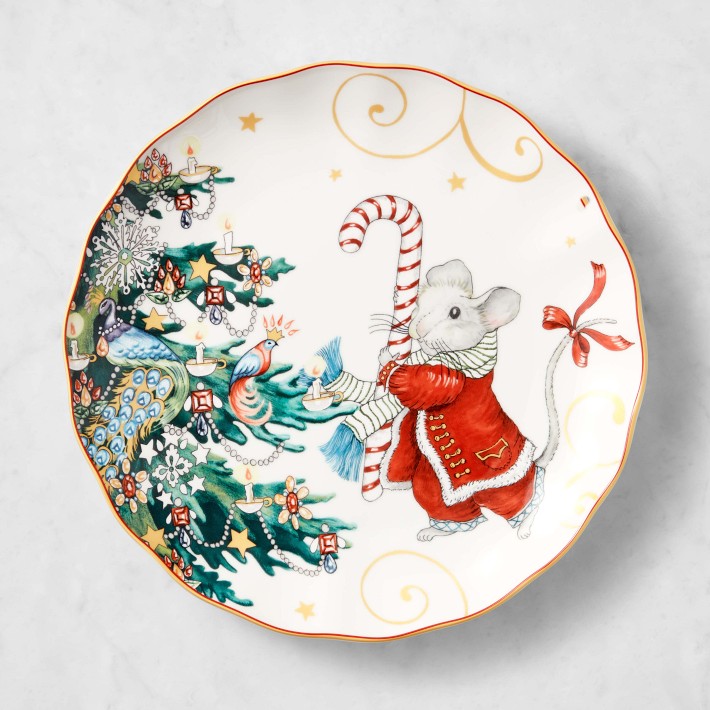 'Twas the Night Before Christmas Set of 4 Dinner Plates