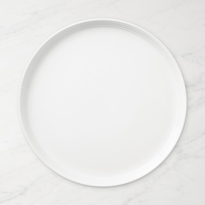 Le Creuset San Francisco Coupe Dinner Plates, White