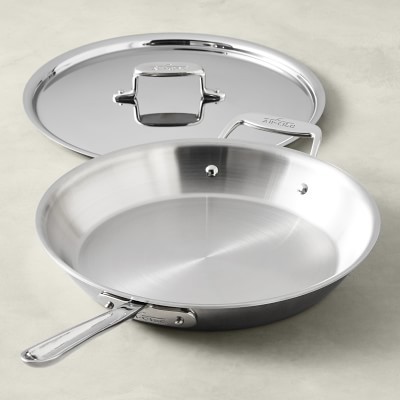 Clad skillet discount