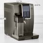 De'Longhi Dinamica Plus Connected Fully Automatic Coffee Maker &amp; Espresso Machine, Titanium