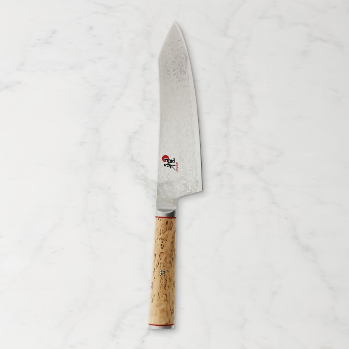 Miyabi Birchwood Rocking Santoku Knife, 7"