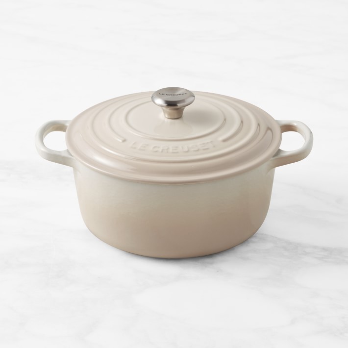 Le Creuset Signature Enameled Cast Iron Round Dutch Oven, 3 1/2-Qt., Meringue