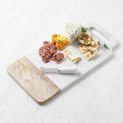 Marble & Wood Cheese Board