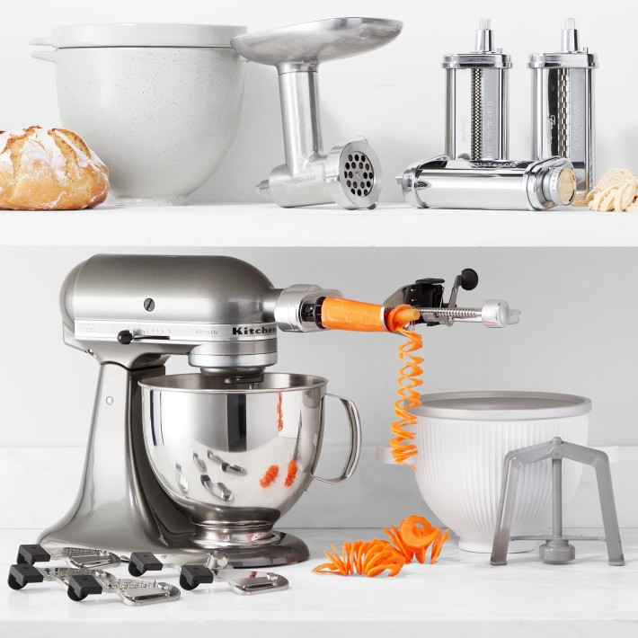 KitchenAid shops mixer with attachments