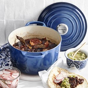 Le Creuset Set of 4 Blue mini Casserole store Dishes with Lids