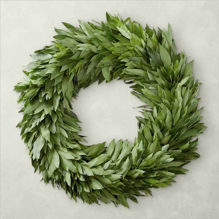 Bay Leaf Live Wreath & Garland