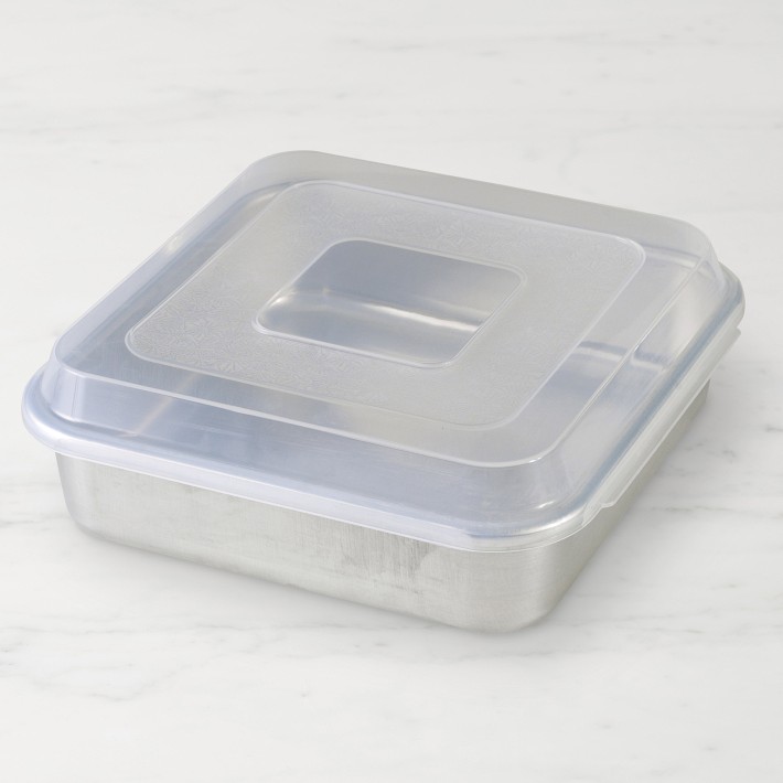 Nordic Ware Naturals Square Cake Pan with Lid,  9" x 9"