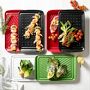 Williams Sonoma 4-Piece Grill Prep Trays &amp; Veggie Trays Set