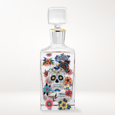 Dia De Los Muertos Decanter Set - Unique Day of the cheapest Day Gift - Personalized Engraved Decanter Set w/ Dia De Los Muertos & Customization