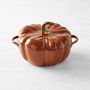 Staub Enameled Cast Iron Pumpkin Cocotte, 3 1/2-Qt., Burnt Orange