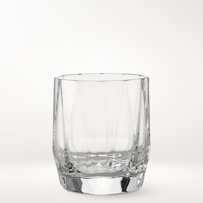 Williams Sonoma Faceted Double Old-Fashioned Glass, Each