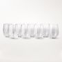 Riedel "O" Stemless Chardonnay Glasses, Pay 6-Get 8