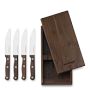 Williams Sonoma Outdoor Walnut Steak Knives, Set of 4