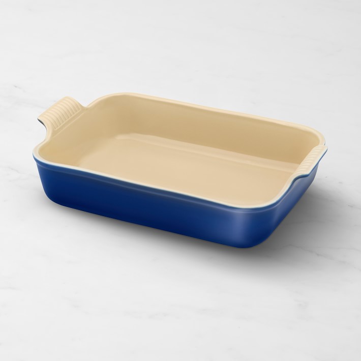Le Creuset Heritage Stoneware Rectangular Dish - 9" x 12" in "Lapis"